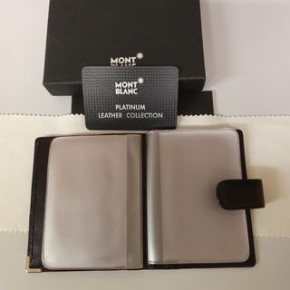 OFERTA !!!Tarjetero Montblanc Piel Negra 