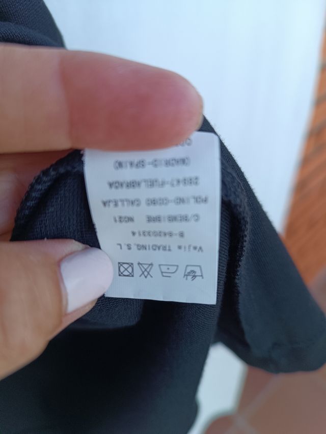 Vestido negro mujer talla M