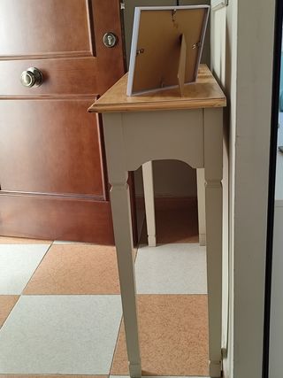 Cómoda recibidor beige - madera maciza,no melamina