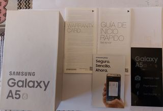 Caja vacia de Samsung Galaxy A5 6 - Smartphone. 