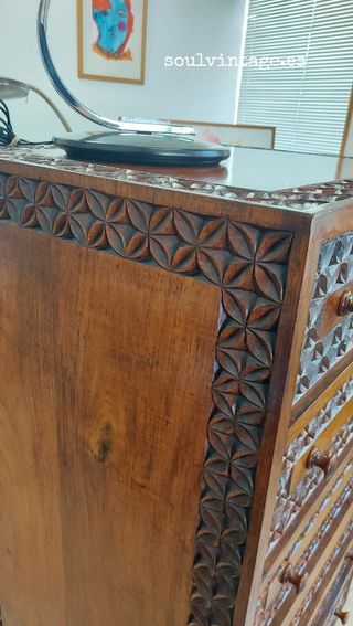 Chiffonier años 50 - Madera palisandro 
