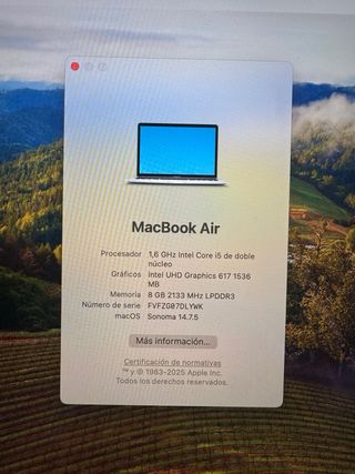 MacBook Air 13" - i5, 8GB