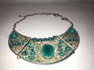 Collar turquesa vintage
