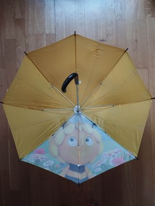 Paraguas infantil Abeja Maya con antenas