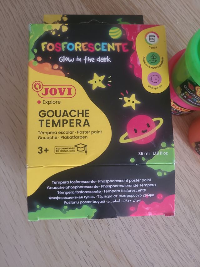 Pinturas Jovi fosforescentes