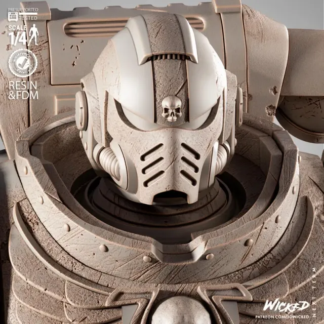 Busto Teniente Titus - Impresion 3D