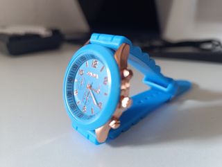Reloj Geneva azul- Elegante informal (OFERTA)