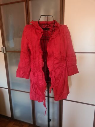 Chaqueta roja verano talla S