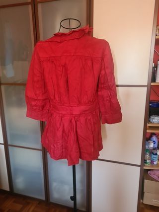Chaqueta roja verano talla S