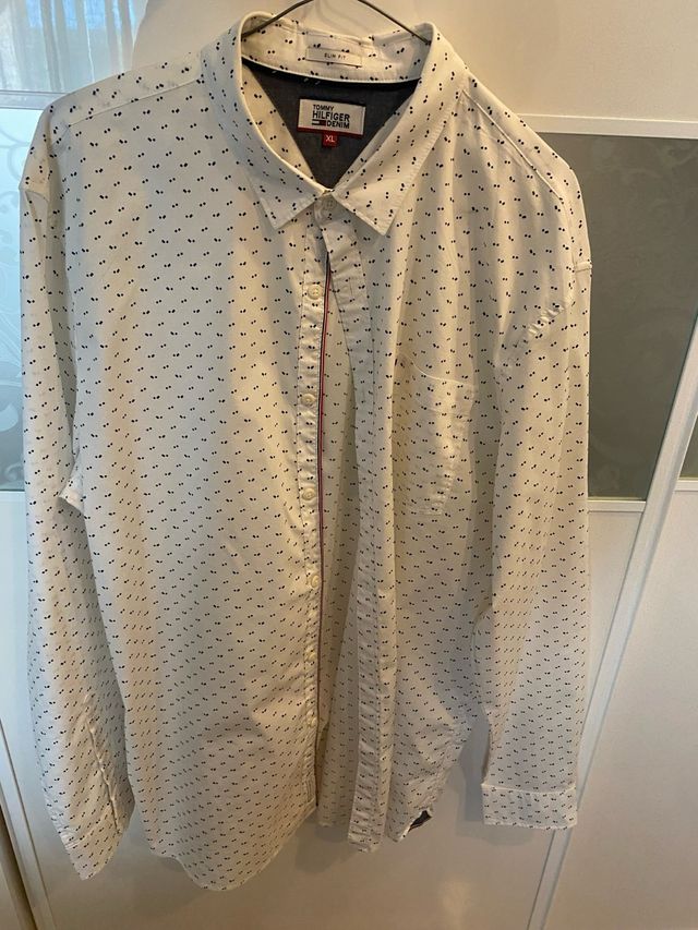 Camisa Tommy Hilfiger XL blanca