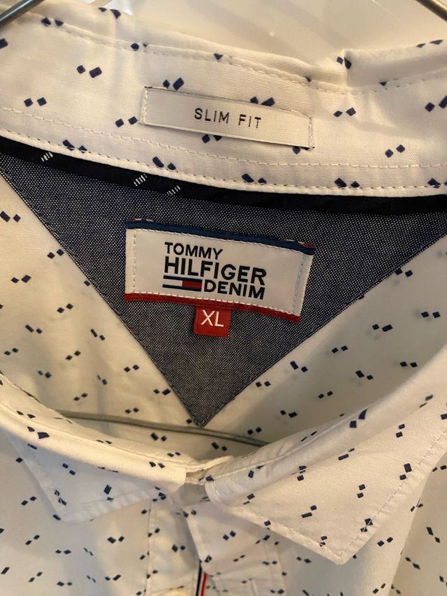 Camisa Tommy Hilfiger XL blanca