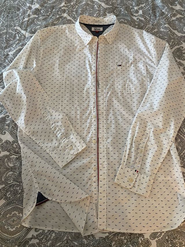 Camisa Tommy Hilfiger XL blanca