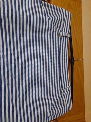 Falda rayas azul-blanco
