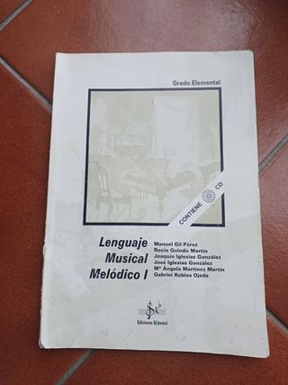 Lenguaje Musical Melódico I y ritmico (2 libros)