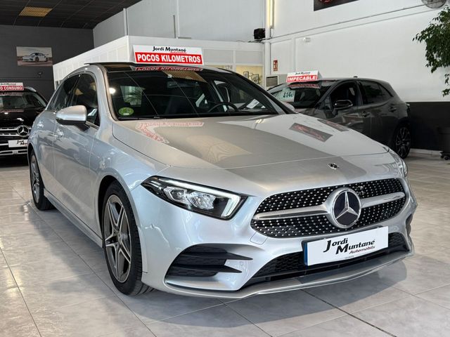 Mercedes Clase A 200d AMG-Line 150CV.- " AUTOMÁTICO ".- " TECHO SOLAR ELÉCTRICO ".- " " BAJO CONSUMO ".- " GARANTÍA CON  COBERTURA EUROPEA".- " MUY EQUIPADO ".-