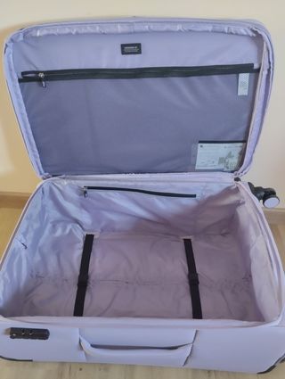 Maleta viaje morada - Grande
