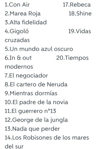 Películas DVD - ¡Variedad de Géneros!