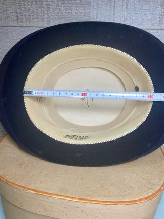 Sombrero copa antiguo Rius Barcelona. Chistera