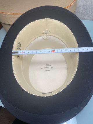 Sombrero copa antiguo Rius Barcelona. Chistera