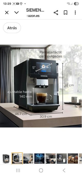 Cafetera SIEMENS EQ700 Classic