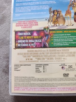 DVD Madagascar: ¡Película Animada!