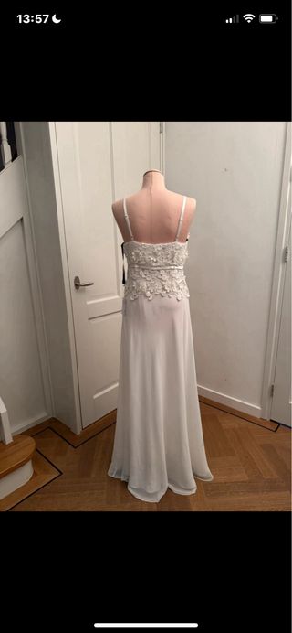 Vestido novia blanco - Talla XL. 