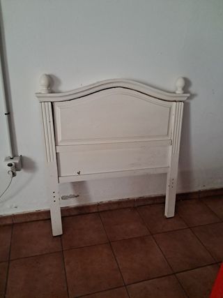 Cabecero cama 90cm blanco