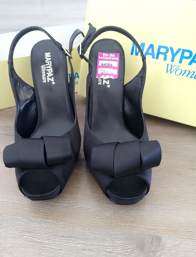 MARYPAZ Tacón Negro 37 a estrenar