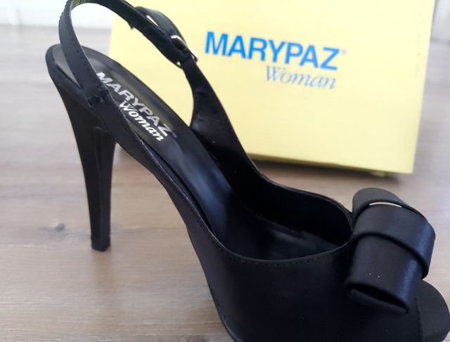 MARYPAZ Tacón Negro 37 a estrenar
