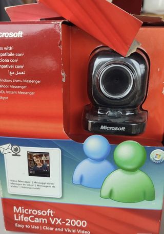 Webcam Microsoft - Cámara Web Negra