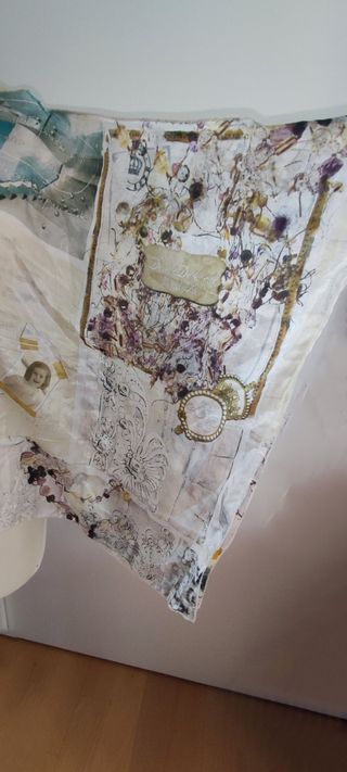 Blusa seda Elisa Cavaletti multicolor