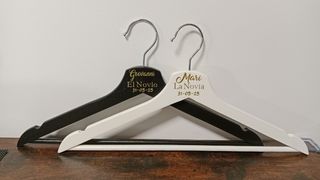 Perchas boda personalizadas - 2uds