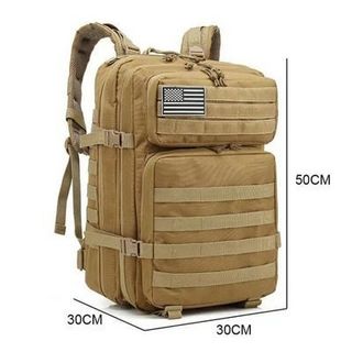  2 Mochila militar 50L kaki
