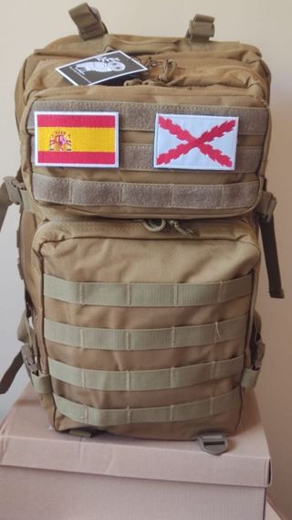  2 Mochila militar 50L kaki