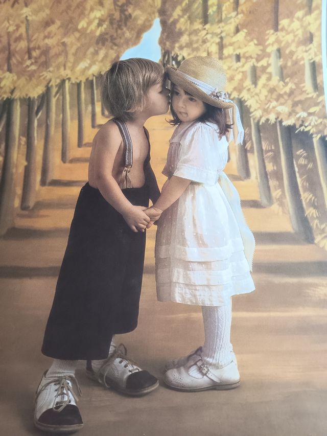 Póster vintage niños