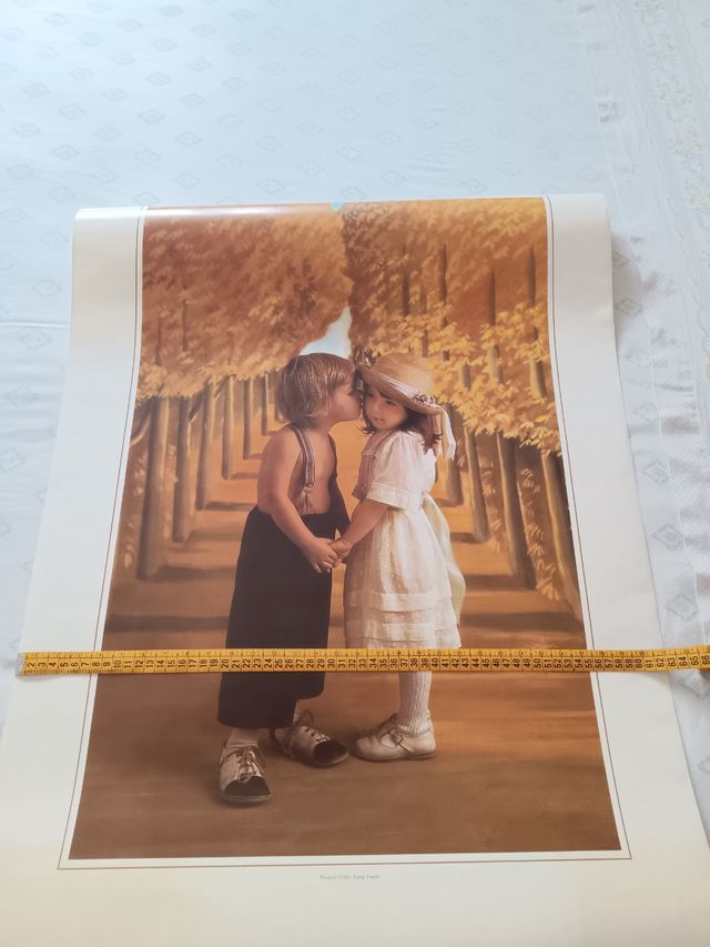 Póster vintage niños