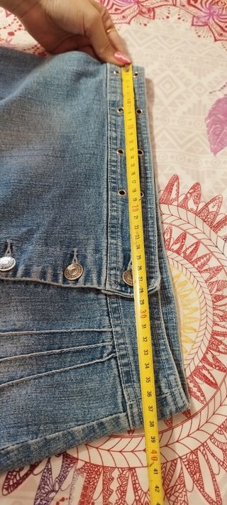 Mini Falda Vaquera-Azul