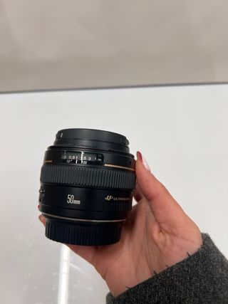 Objetivo Canon EF 50mm f/1.4  y Camara  mark III