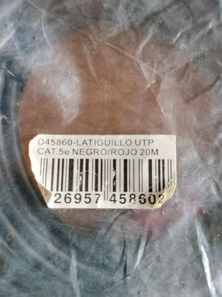 CABLE RED RJ45 20 MTS CAT.5E CRUZADO APANTALLADO