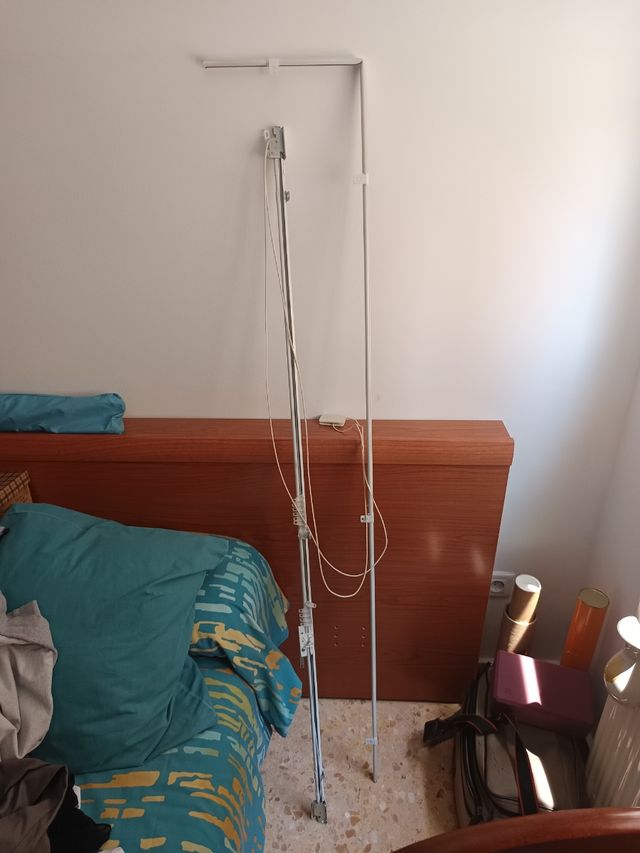 Riel Cortina 157cm blanco