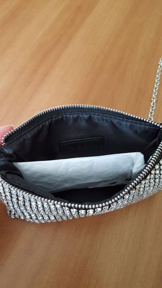 Mini borsa Forever 21 argento