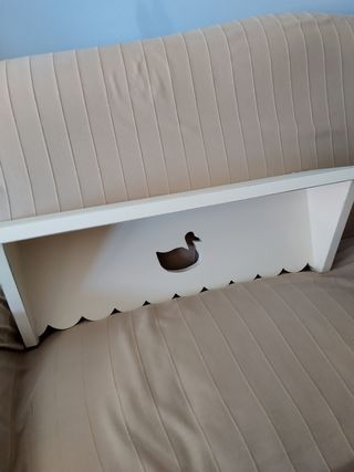 Balda madera blanca - Decorativa