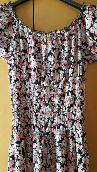 Vestito lungo floreale