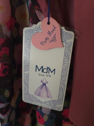 Blusa estampada sin mangas rosa