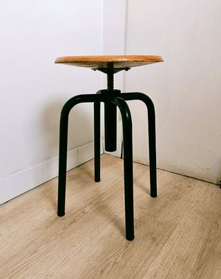 Sgabello industriale anni '70