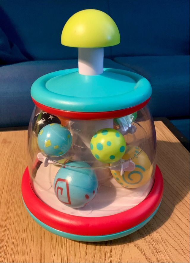 Trottola colorata con palline bimbi