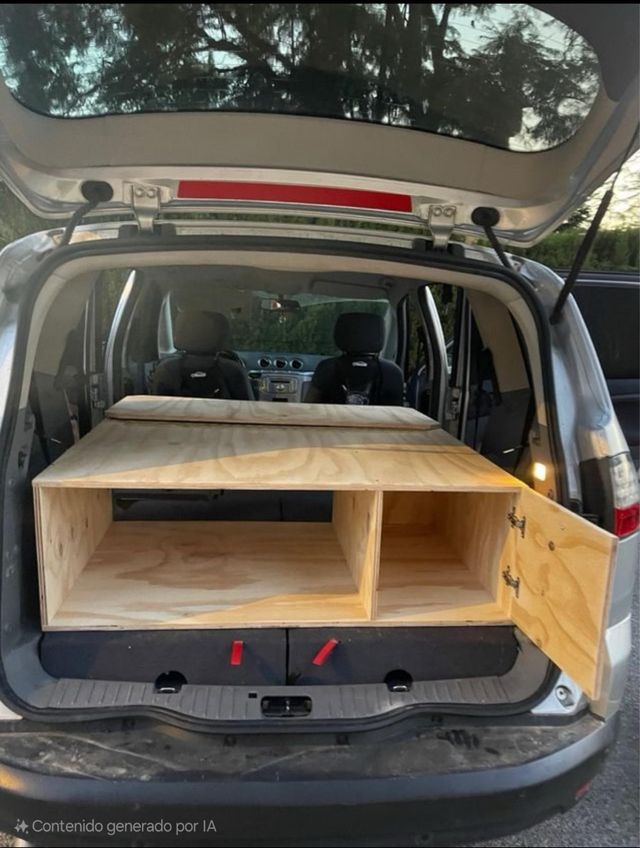 Mueble kit camper conchapado fenolico