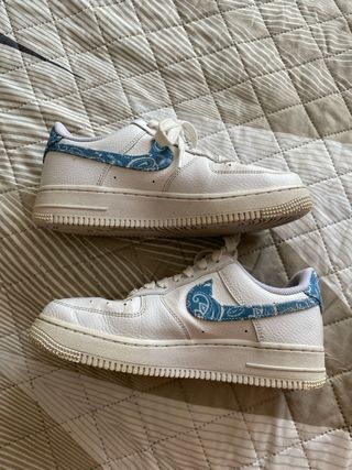 Zapatillas Nike Air Force 1 - Azul y Blanco