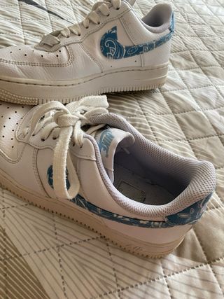 Zapatillas Nike Air Force 1 - Azul y Blanco