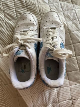 Zapatillas Nike Air Force 1 - Azul y Blanco
